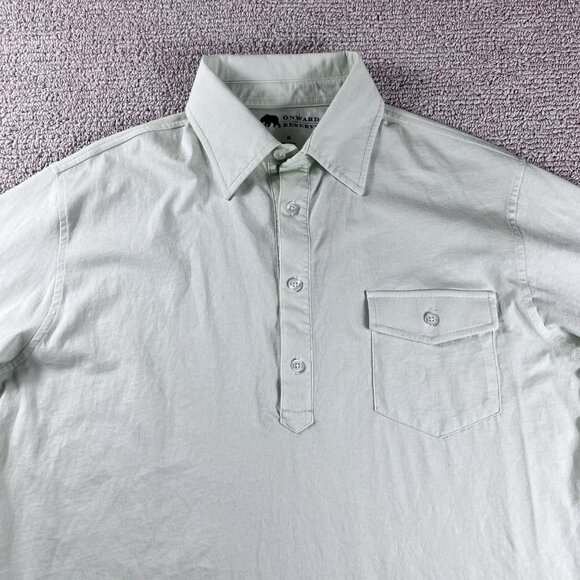 Onward Reserve Short Sleeve Polo Shirt Green Men’s Size Medium - Picture 2 of 7